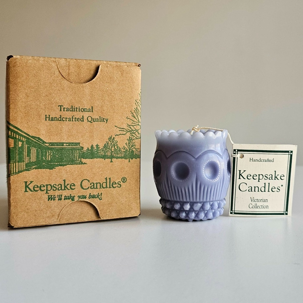 Keepsake Candles Votive Candle Manhattan 1902 Toothpick Wedgwood w Box Victorian - Picture 3 of 10